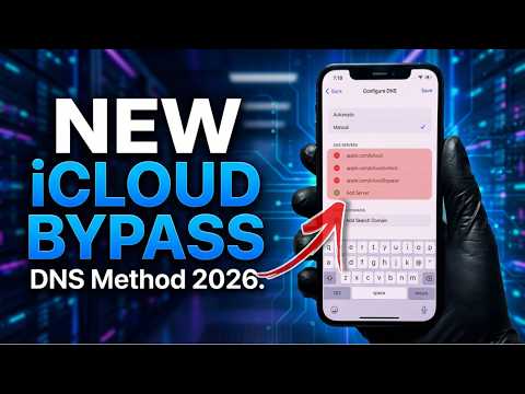 New DNS Bypass iCloud 2026 – iPhone Unlock iCloud Activation Lock Bypass DNS