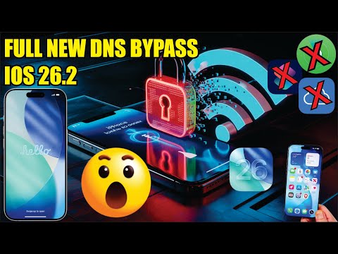 NEW DNS iCloud Bypass iOS 26.2 (2026) 🔓 Free iPhone Activation Lock Removal