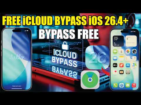 FREE iCloud Bypass iOS 26.4+ 🔓 iPhone 11–17 Apple ID Unlock (Signal ON) 2026