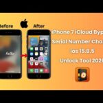 iPhone 7 iCloud Bypass Serial Number Change | Unlock Tool iOS 15.8.5 | PhonePoint Pro