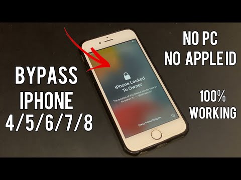 iPhone Locked To Owner How To Unlock – iPhone 4/5/6/7/8 – Without Apple iD And Password ( 2025 )