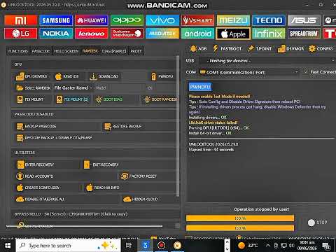 iPhone 7 iOS 15.8.6 iCloud Bypass By Unlocktool 2026