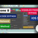 iPhone 8 Passcode Disabled Bypass iCloud Full Network With Unlock Tool