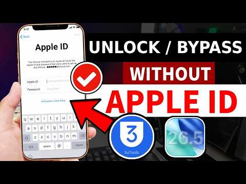 🔥 3uTools iCloud Bypass iOS 26.5 Method | Unlock Activation Lock FREE [Without Apple ID] ✅