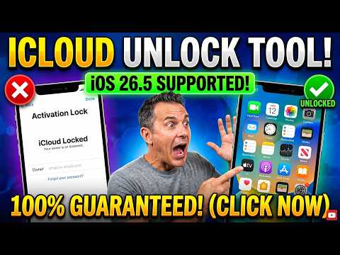 🚨 iOS 26.5 iCloud Unlock Tool (WITH SIM SIGNAL!) 100% Guaranteed