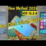 How To iPhone 6 iCloud Unlock – iPhone 6 iOS 12.5.8 iCloud Bypass Free 2026
