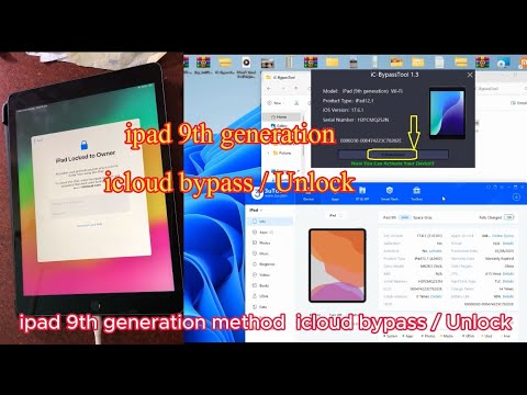 ipad 9th generation icloud bypass  Unlock / How to iCloud Bypass  IPad iOS 17.6.1 ,iCloud Unlock