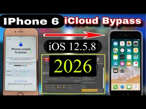 iphone 6 icloud bypass ios 12.5.8 | How to Unlock iphone 6 | iphone unlock icloud unlock tool 2026