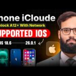 Iphone Icloud Unlock A12+ With Network ?  Supported – iOS 18.6 → iOS 26.0.1 🆓🥶 Rebypass With Network