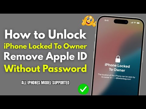 Unlock iPhone Locked To Owner | How to Remove Apple From Any iPhone Without Password
