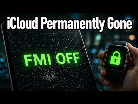iPad Wifi and Apple Watch GPS Only iCloud Permanent Removal Unlock FMI OFF All iOS Supported