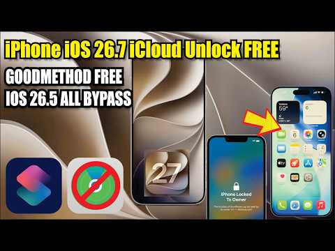 iPhone iOS 26.7 iCloud Unlock FREE 🔓 New Permanent Bypass Method
