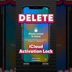 How to Delete iCloud Activation Lock without Apple ID(Easy & Fast!) #shorts