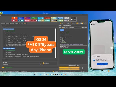 ios 26 Free iPhone FMI Open Menu Bypass by Unlocktool ( Any iPhone )