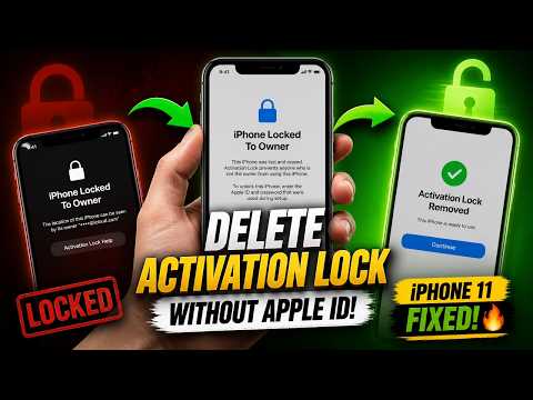 Delete iCloud Activation Lock without Apple ID! iPhone 11 Fixed🔥