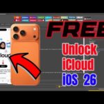 iOS 26 iPhone,iPad iCloud Unlocking Without Apple ID Account By Unlock Tool Open Menu FMI OFF iOS 26