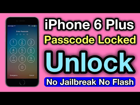 iPhone 6 Plus Passcode Removed! No Flash No Jailbreak 100% Working