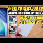 iOS 26.5 ShortCuts iCloud Bypass Remove Lock Free