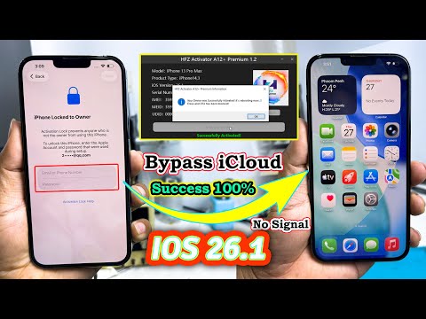 Bypass iCloud iPhone 13 Pro Max Software (IOS 26.1) Working 100% No Signal