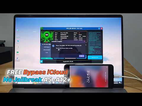 FREE Bypass iCloud no Jailbreak A5 -A12+ iPhone 4s – 17 Pro Max & iPad
