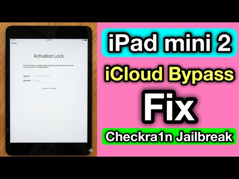 iPad mini 2 iCloud Bypass – Checkra1n Jailbreak iOS 12.5.8