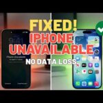 How to Fix iPhone Unavailable| Forgot iPhone Passcode| No Data Loss| Unlock iPhone Without Passcode