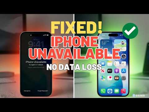 How to Fix iPhone Unavailable| Forgot iPhone Passcode| No Data Loss| Unlock iPhone Without Passcode