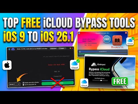 FREE iCloud Bypass Tools iOS 9 to iOS 26 Windows Only