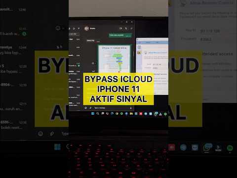 IPHONE 11 | Bypass icloud on cell / signal / sinyal ios 17 ( iRemoval pro premium )
