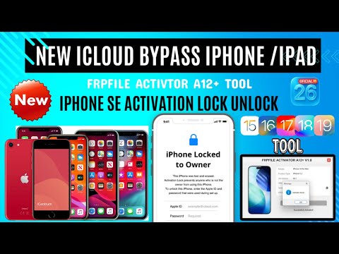 🔥iPhone SE Hello Screen Bypass ✅ with FRPFILE ACTIVATOR Tools A12+