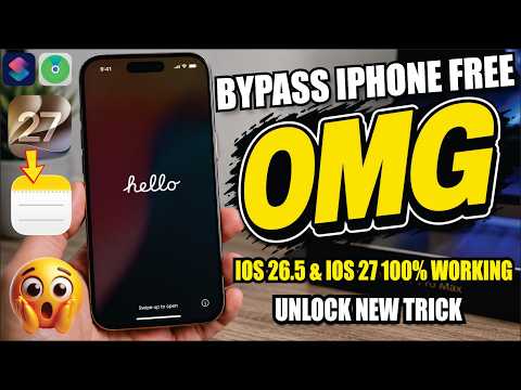 New iCloud Unlock Method for iOS 26.5 | Free Activation Lock Removal