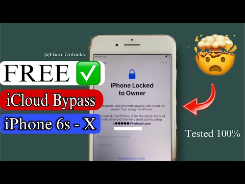 (FREE) Bypass iCloud iPhone 6s  – X || How to Remove Activation Lock without Apple ID By Unlock Tool