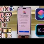 iPhone 16 Plus Unlock iCloud – iCloud Activation Lock Bypass With Shortcuts 2025