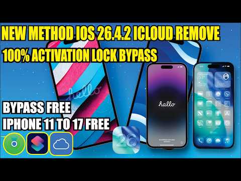 iCloud Lock Remove iPhone Without PC FREE | 2026 Update