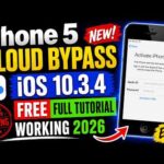 iCloud Removal iPhone 5 iOS 10.3.4 FREE Working Bypass 2026