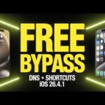 iPhone DNS Shortcuts Free iOS 26.4.1 iCloud Remove Full Method 🔓 | New Bypass Trick 2026