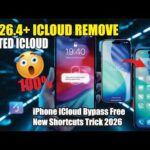iPhone iCloud Bypass Free New Shortcuts Trick 2026