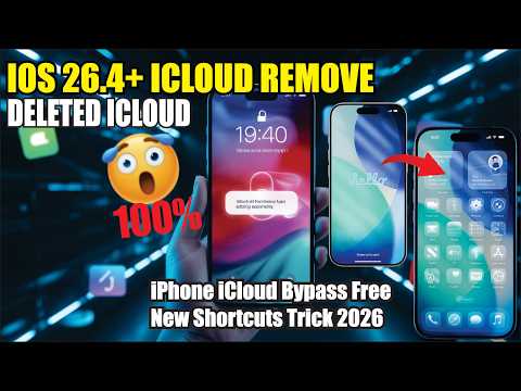 iPhone iCloud Bypass Free New Shortcuts Trick 2026