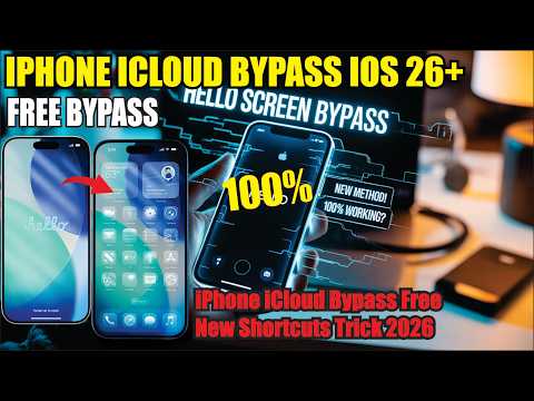iPhone iCloud Bypass iOS 26.4+ Working Trick 🔥