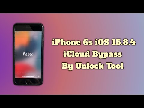 iPhone 6s iCloud Bypass Unlock Tool Without Change Serial Number By Unlock Tool iOS 15.8.4 2025