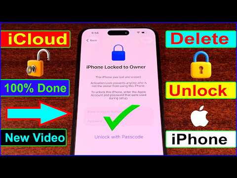Activation Lock! forgot Appple ID | Removal iCloud Lock iPhoneiPad | Without previous Account 2026✅
