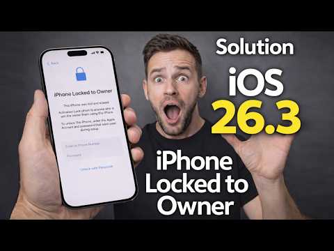 iOS 26.3 Bypass iPhone Locked to Owner How To Unlock iCloud Activation Lock (2026)