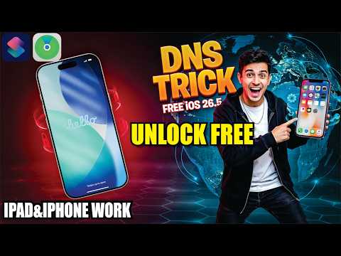 NEW DNS Method iPhone iCloud Bypass FREE | iOS 26.5 Activation Lock Fix