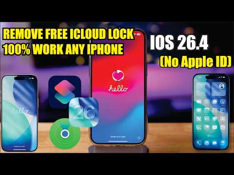 NEW iOS 26.4 iCloud Bypass 🔓 Unlock iPhone Activation Lock FREE (No Apple ID)
