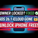 iOS 26.1 iCloud Bypass FREE! 🔥 Owner Locked iPhone Unlock Tutorial