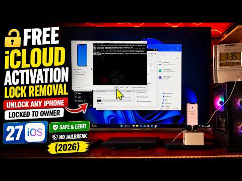 🔓 FREE iCloud Activation Lock Removal with 27iOS | Unlock Any iPhone Locked to Owner (2026)