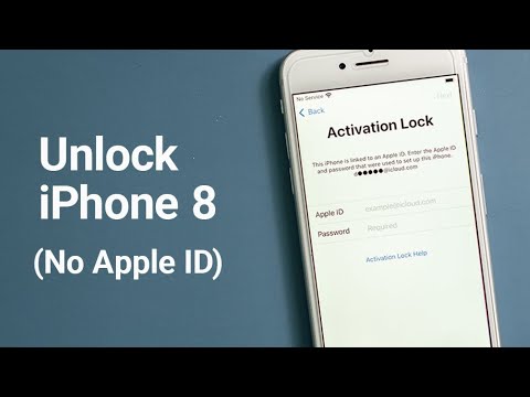 How to Unlock iPhone 8 without Apple ID/Activation Lock/iCloud Password (iOS 15 Supported)
