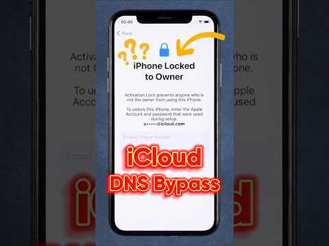 🔥 DNS BYPASS iCloud 2025 | How to Bypass Activation Lock on iPhone #shorts