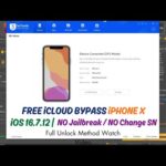 iPhone X iOS 16.7.12 iCloud Bypass Unlocktool | How To Unlock iCloud Account iPhone X W/O Jailbreak