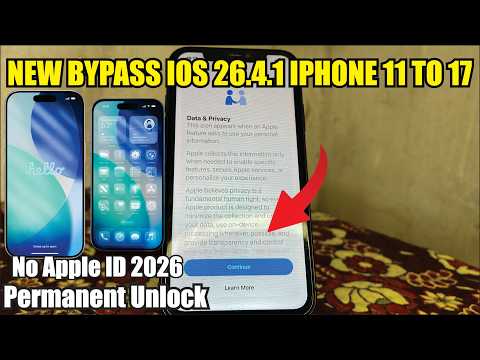 iOS 26.4.1 iCloud Bypass 🔓 Permanent Unlock (DNS + Shortcuts Method) | No Apple ID 2026